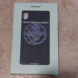 Off-white iPhone XS Max "rationalism" nwt